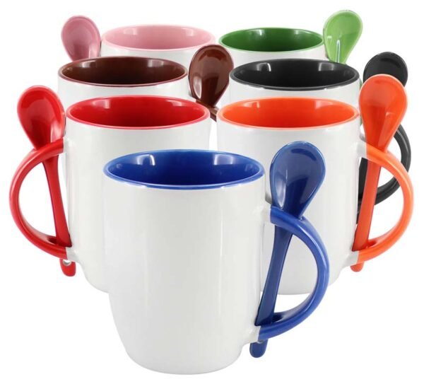 Mug Cuchara Varios Colores