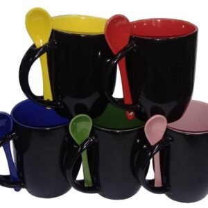 Colores Varios Mug cuchara