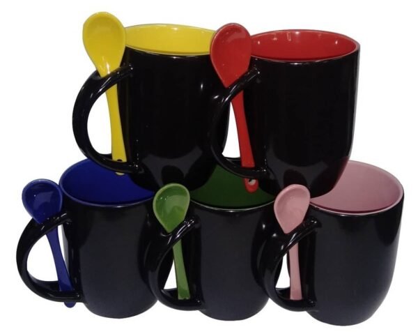 Colores Varios Mug cuchara